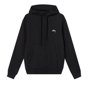 Stüssy unisex black size small hooded sweatshirt